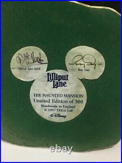 1997 Disney Convention Lilliput Lane THE HAUNTED MANSION Signed Limited 383/500