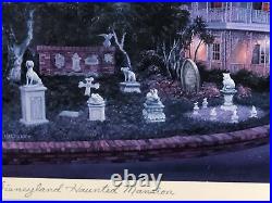 2012 Disney Larry Dotson Disneyland Haunted Mansion Vacation Memories Print