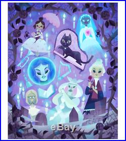 2019 Disney D23 Expo Ladies of the Haunted Mansion Deluxe Print Joey Chou LE 100