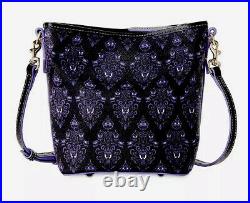 2020 Disney Parks The Haunted Mansion Wallpaper Dooney And Bourke Crossbody Bag