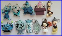 2021 Disney Parks Haunted Mansion Full Set Figural Keychains Includes Both Chase