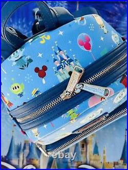 2022 Disney Parks Loungefly Park Icons Backpack Castle Haunted Mansion EXACT E
