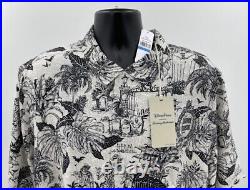 2022 Disney Parks Tommy Bahama Haunted Mansion Hawaiian Camp Shirt Men L Large