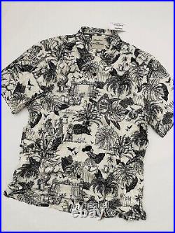 2022 Disney Parks Tommy Bahama Haunted Mansion Hawaiian Camp Shirt Men's S Small