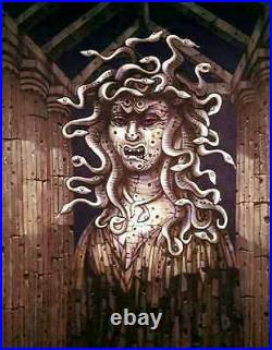 BIG Disney Lenticular Medusa changing picture Disneyland Haunted Mansion Gorgon