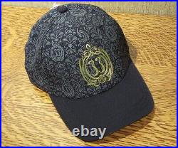 CLUB 33 BLACK & GOLD HAT CAP Baseball NWT disneyland