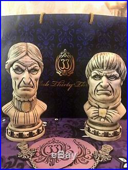 Club 33 Haunted Mansion 50th Anniversary Porcelain Bust Mug Set PLUS Bonus Gift