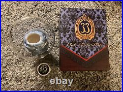 Club 33 Haunted Mansion Madame Leota Shot Glass & Collectible Coin New in Box