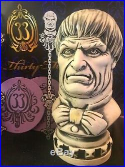 Club 33 Limited Edition Haunted Mansion 50th Anniversary Tiki Mug Set NEW with Bag