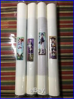 DISNEY HAUNTED MANSION 45TH ANNIVERSARY CANVAS POSTERS SET OF 4 RARE Daisy