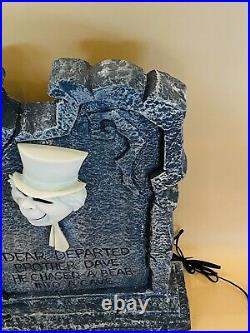 DISNEY HAUNTED MANSION TOMBSTONE HITCHHIKING GHOST PHINEAS Big Figurine Statue