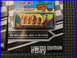 DISNEY PARK CRUISERS 5 pin lot Haunted Mansion, Ariel, Alice. LE 2000 Rare