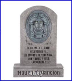 Disney 2.56-ft Talking Lighted The Haunted Mansion Madame Leota Tombstone Gemmy