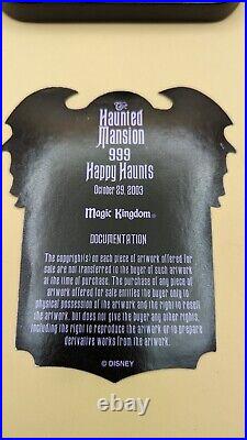 Disney 999 Happy Haunts Haunted Mansion LE 1200 The Ghouls You've Seen Tonight