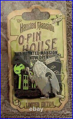 Disney DLR Haunted Mansion 2009 O-Pin House lot of 4 Hatbox Ghost, Gus Finally