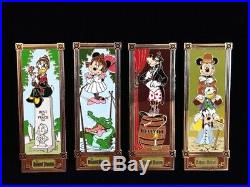 Disney DLR WDW Haunted Mansion Stretching Portraits Pin Set Mickey Minnie Fab 5
