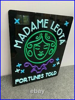 Disney Disneyland HAUNTED MANSION Madame Leota Neon Sign Custom Art Artwork