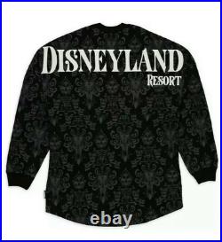 Disney Disneyland Haunted Mansion Wallpaper Black Spirit Jersey XS S M L XL 2XL
