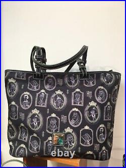 Disney Dooney & Bourke Haunted Mansion Purse Shopper Handbag Rare Halloween