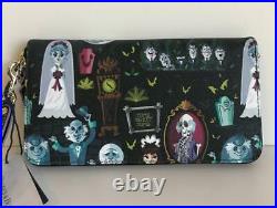 Disney Dooney & Bourke Haunted Mansion Wallet Great Placement NWT