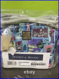 Disney Dooney & and Bourke Haunted Mansion Crossbody Bag Purse Leota Bride NWT