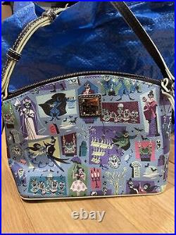 Disney Dooney and Bourke Haunted Mansion Crossbody Purse NWT Hitchhiking Ghosts