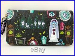 Disney Dooney & and Bourke Haunted Mansion Wallet Hitchhiking Ghosts Bride Leota