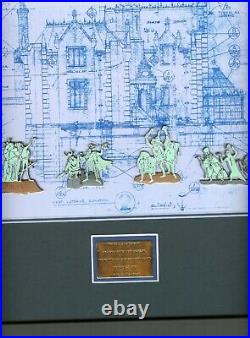 Disney Happy Haunts Ball Materializing Haunted Mansion Framed LE 50 Pin Set