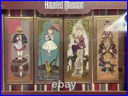 Disney Harveys Haunted Mansion Stretching Portraits Pin Set BNIB LE Rare