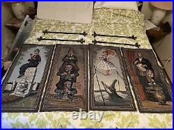 Disney Haunted Mansion 2005 stretching portrait tapestry set limited edition