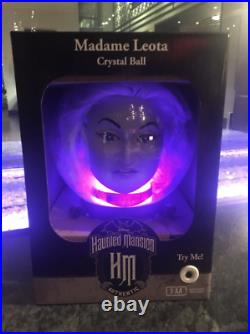 Disney Haunted Mansion Animated Talking Madame Leota Crystal Ball New In Hand