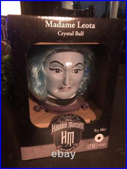 Disney Haunted Mansion Animated Talking Madame Leota Crystal Ball New In Hand