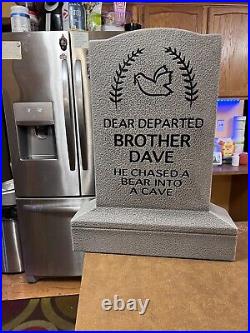 Disney Haunted Mansion Brother Dave Tombstone