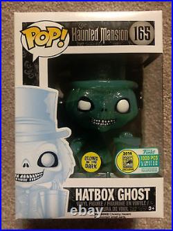 Disney Haunted Mansion Comic Con Funko Pop! Gus, Ezra, Phineas, And Hatbox Ghost