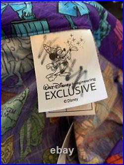 Disney Haunted Mansion D23 2019 EXPO Camp Shirt Mens XL MOG Imagineering Signed