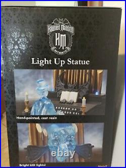 Disney Haunted Mansion Ghost Victor Geist Organist Light Up Statue 14 Tall! NIB