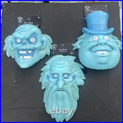 Disney Haunted Mansion Ghosts Spirit Halloween Masks Phineas Ezra Gus Set of 3