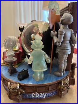 Disney Haunted Mansion Grim Grinning Ghost Mickey Mouse Musical Snowglobe Globe