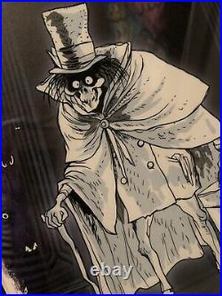 Disney Haunted Mansion Hatbox Ghost Hand Painted Cel LE 300