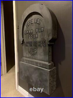 Disney Haunted Mansion Here Lies Fred Tombstone-Custom Piece NOT SPIRIT/LOWES