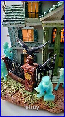 Disney Haunted Mansion Lighted House, Item# 25385. Glowing ghosts, fiber optic