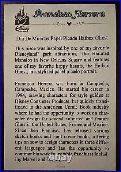 Disney Haunted Mansion SET of 8 Giclée Prints by Francisco Herrera-Papel Picado