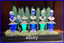 Disney Haunted Mansion Singing Busts Ghosts Heads Figurine Lights, N plays Music