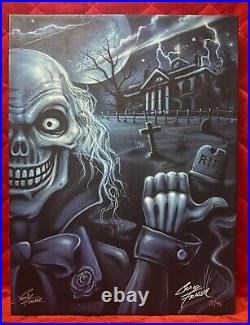 Disney Hitchhikikng Ghost Giclee Print by Craig Fraser COA LE 17/95 Signed
