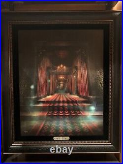 Disney Parks 2022 Haunted Mansion Ghostly Retreat Joel Payne Giclee Framed Art