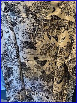 Disney Parks 2022 The Haunted Mansion Shirt Tommy Bahama Size L