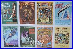 Disney Parks Attraction Poster Art Book Factory Sealed Complete Set of 12 NEW