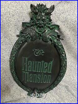 Disney Parks HAUNTED MANSION Gate Plaque Sign FULL SIZE REPLICA 45th Anniversary