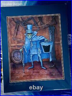Disney Parks Hatbox Ghost Haunted Mansion Matte Print By Dave Avanzino 14 x 18