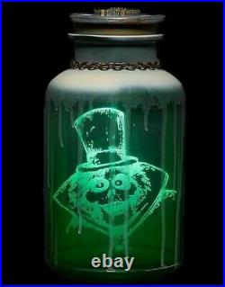 Disney Parks Haunted Mansion 50th Hatbox Host a Ghost Light Up Spirit Jar